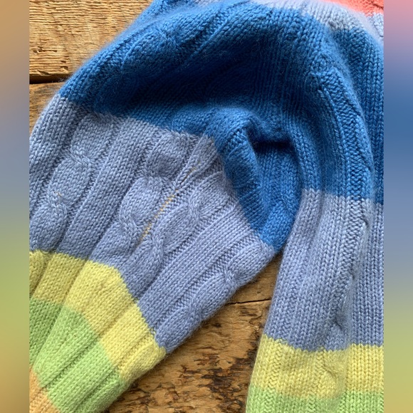 Silk and Cashmere Cabled Knit Sweater - Picture 6 of 8